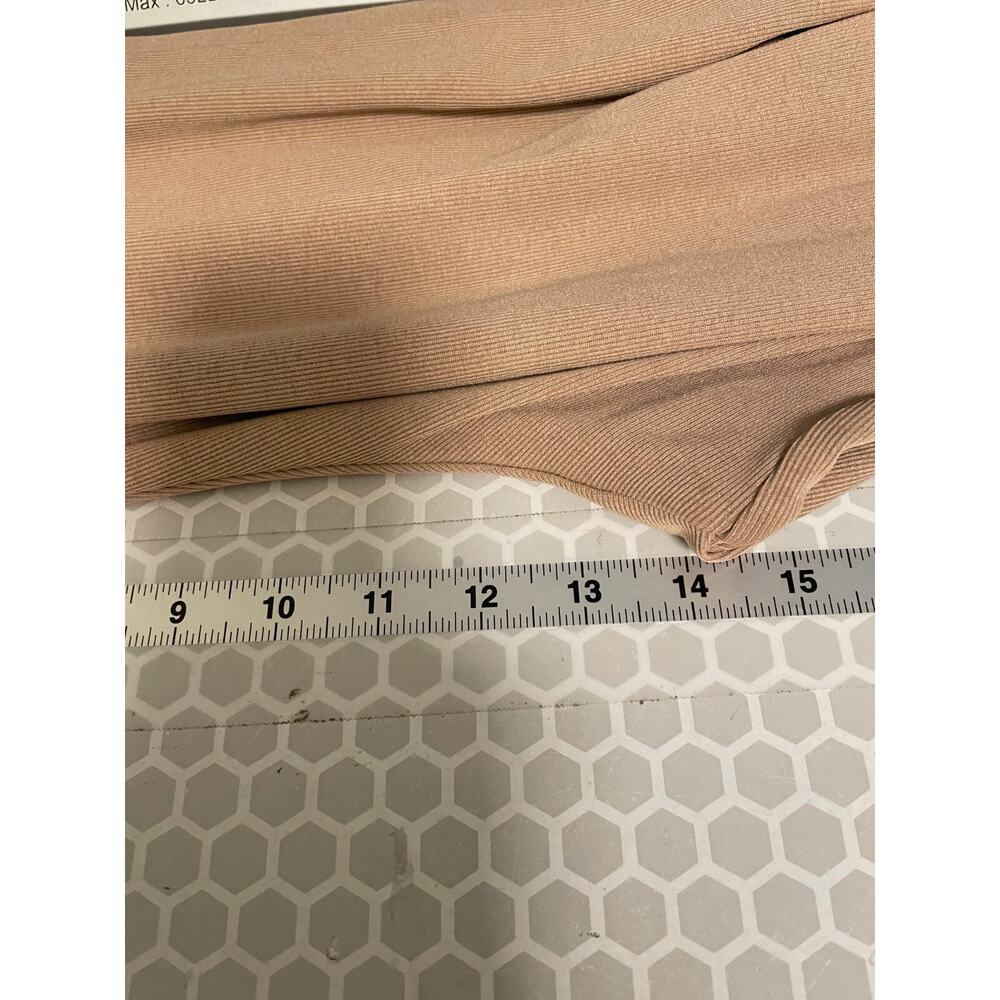 Lovers + Friends Womens Pants Large Brown Ribbed Wide Leg Relaxed Loungewear - Picture 8 of 10